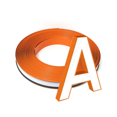 110mm Canal Letter Trim 3D Letters Canalume Faixa de alumínio