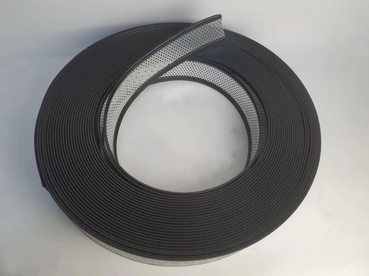 Capuz de acabamento de plástico preto de alumínio de mão dobrada Capuz de acabamento de carta