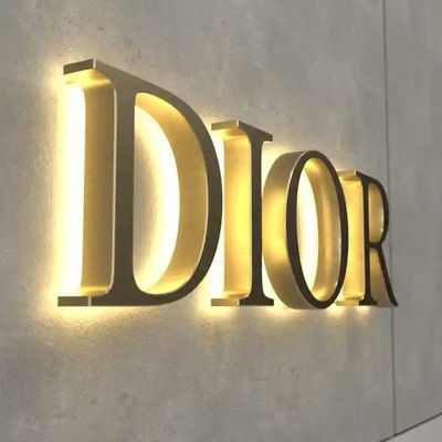 Energia de poupança LED sinal de carta de canal 12VDC Outdoor LED letras Iluminação