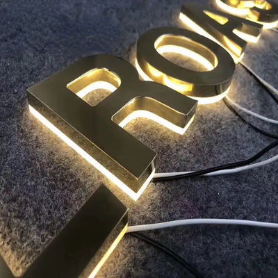 Desenhos personalizados Letras de canal LED 50000 horas Letras de canal LED sinais