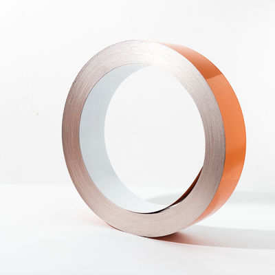 Cor de laranja revestida de carta de canal Trim Cap Roll Carta de canal Trim