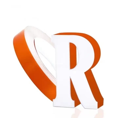 PVDF revestido Alumínio Trim Cap Para Carta de Canal Largura 20mm-1400mm
