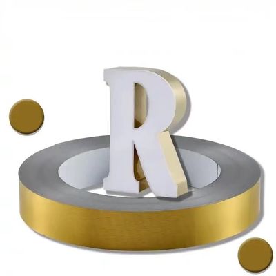 0.6mm espessura canalume alumínio cortar tampa para sinais moinho acabamento