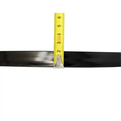 Alumínio ABS Carta de plástico Trim Cap Caractere de carta de canal preto