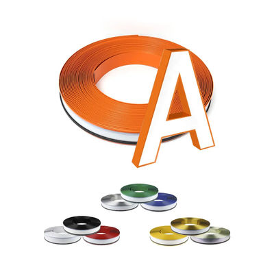 110mm Canal Letter Trim 3D Letters Canalume Faixa de alumínio
