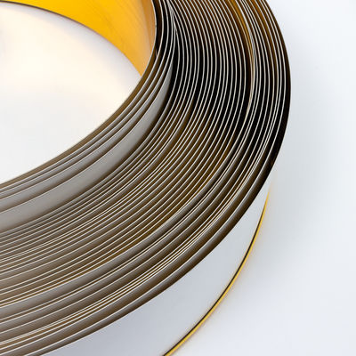 Capa de acabamento de alumínio dobrada única, letras de 30 mm de largura