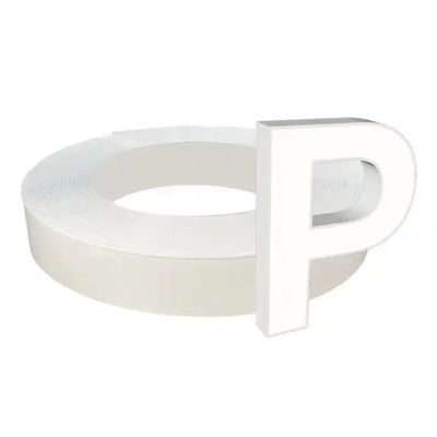 100mm Alumínio Canal Carta Trim Sign Trim Cap Para Loja de Negócios