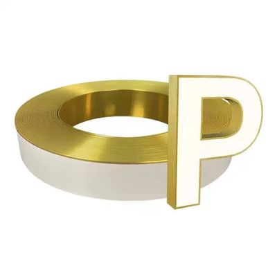 OEM Canal Letter Trim Cap 40mm 50mm Largura Canalume Material