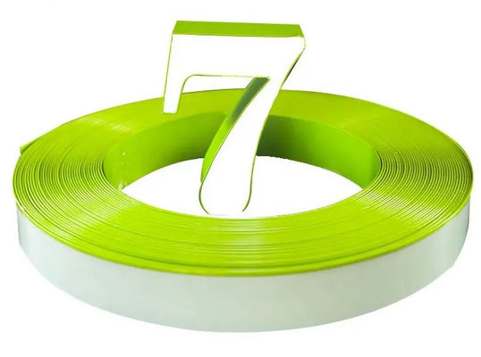 Sinais iluminados Caps de corte em rolos de alumínio verde Caps de corte em letras