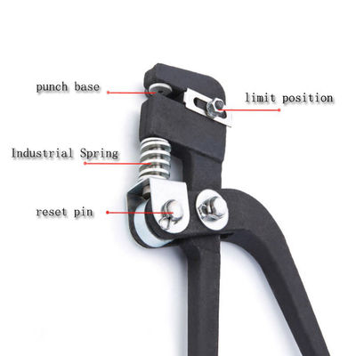 Ferramenta de perfuração de buracos de aço inoxidável para carta de canal