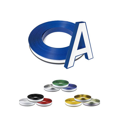 Perfuração do canal de alumínio, letra de corte de tampa, faixa de canal de alumínio