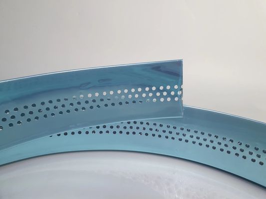 11cm Largura do canal Carta bobina de alumínio com cola Instalação