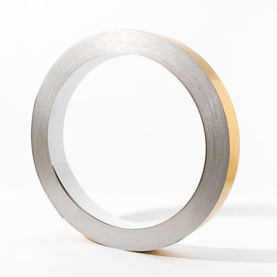 Cor revestida de carta de canal de alumínio fita de borda de palavra fita plana bobina sem borda dobrada