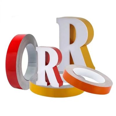 Empilhadeira de carta de canal de alumínio com superfície revestida com PVDF Largura 20 mm-1400 mm