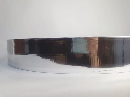 Custom Alumínio Trim Cap bobina mão dobra escovado ouro prata dureza 68MM-93MM