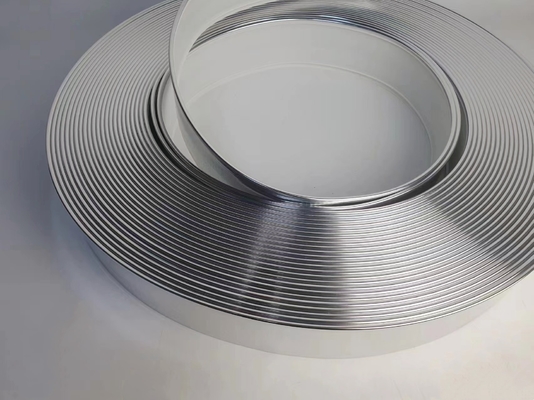 Mão de dobra de alumínio Trim Cap Materiais de prata de alumínio liga bobina de canal letra Trim Cap