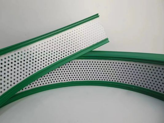 Cor verde com buracos de alumínio Trim Cap Mão dobrado 50M Rolo com bobina de liga de alumínio