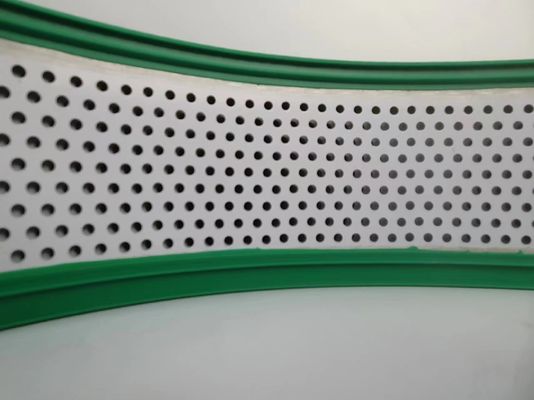 Cor verde com buracos de alumínio Trim Cap Mão dobrado 50M Rolo com bobina de liga de alumínio