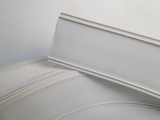 Flexível à mão plástico de alumínio de acabamento de tampa de bobina Branco 68MM 70MM 76MM 93MM