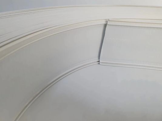 Cor branca Capuz de carta de canal com dureza de alumínio 70MM 76MM 93MM