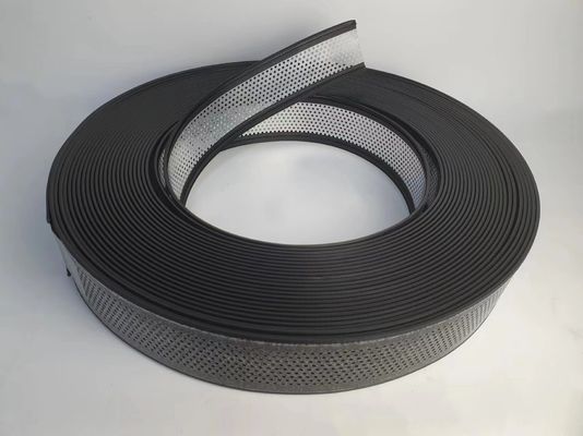 Capuz de acabamento de plástico preto de alumínio de mão dobrada Capuz de acabamento de carta