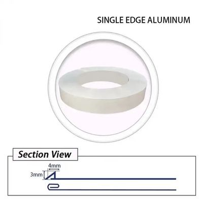 Aplicações de sinalização de canal de carta Trim Cap Casamento Flat Alumínio Trim Cap