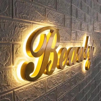 Outdoor Store Letter Sign Led Acrílico Custom Sign Iluminado Canais Letras