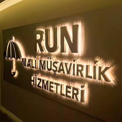 Outdoor Store Letter Sign Led Acrílico Custom Sign Iluminado Canais Letras