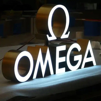 Alumínio LED sinal de canal sinalização desenhos personalizados backlit letras de canal