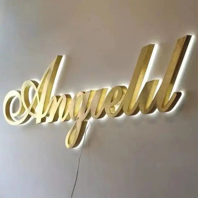 12V Voltagem de entrada Backlit Letras Sinalização Iluminada Letras Sinalização Publicidade