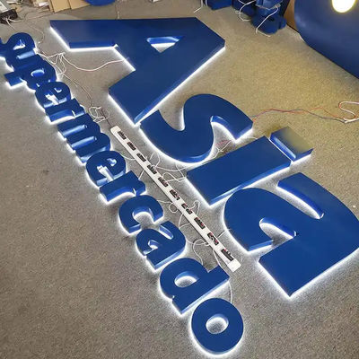 Long Life Led Canal Letters Backlit Canal Letters Signs 50000 horas
