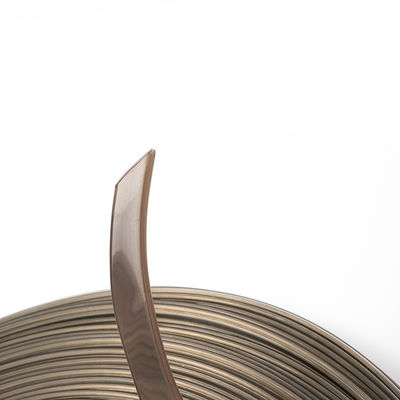 Capa de plástico prateada 10 rolos por cartão carta borda de carta canal